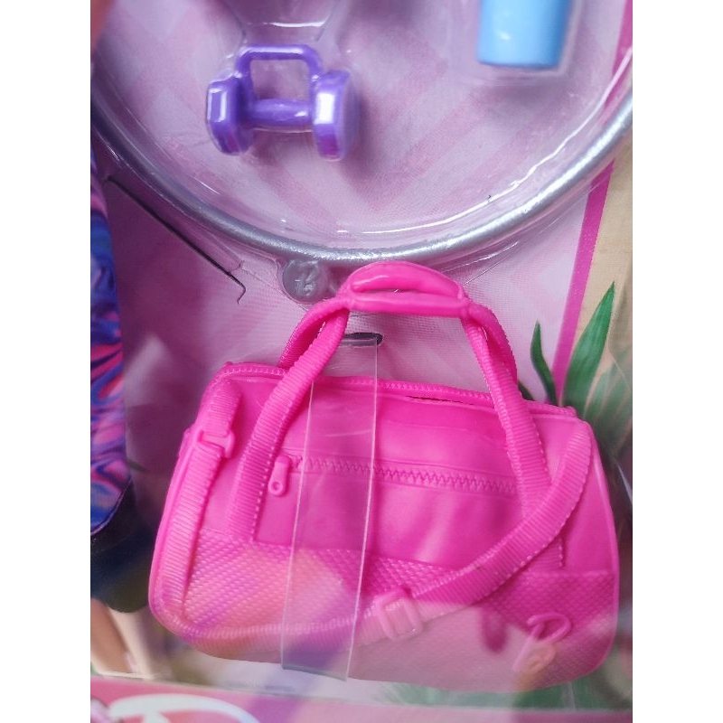 barbie wellness aksesoris barbie ori mattel original baju barbel tas gym