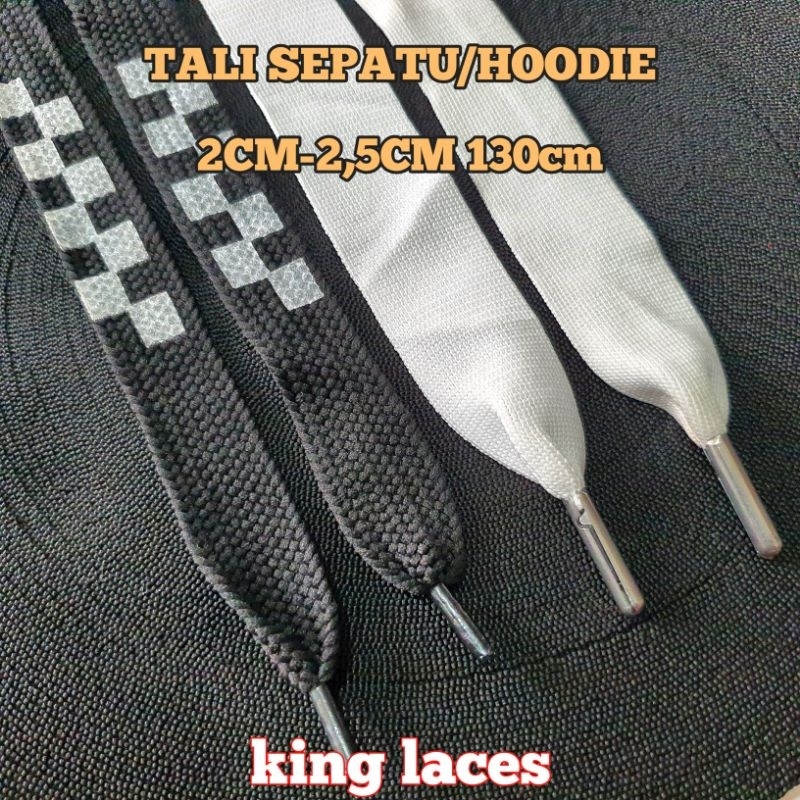 Tali sepatu Besar flat, Tali Hoodie, Tali Celana