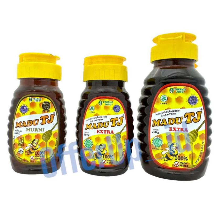 

MADU TJ BOTOL MADU TJ EXTRA 250GR MADU TJ EXTRA 150GR MADU TJ MURNI 150GR