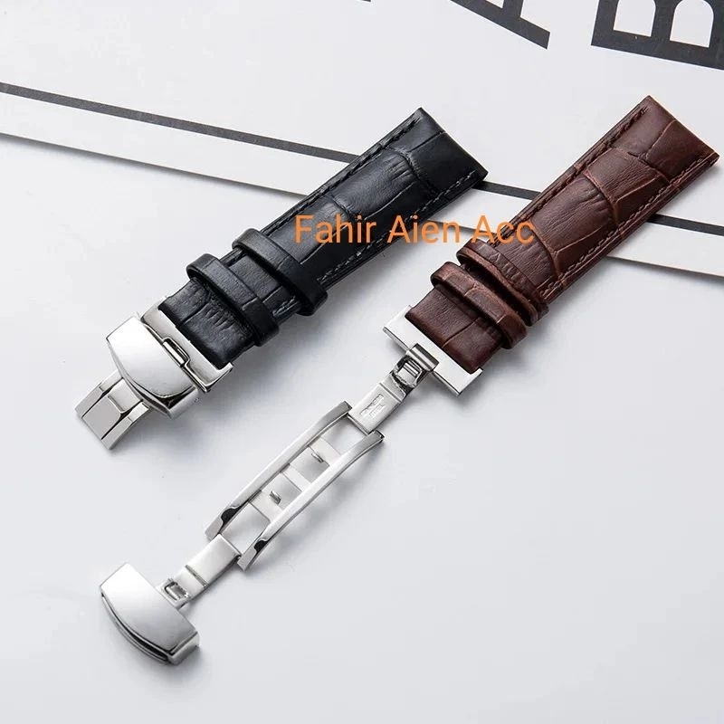 TALI KULIT JAM TANGAN UNIVERSAL FOR CARTIER VACHERON CONSTANTIN STRAP 18MM 20MM 22MM 24MM FREE PEN R