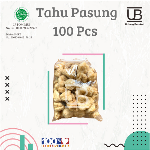 

CUANKI TAHU / CUANKI TAHU PASUNG 100 Pcs