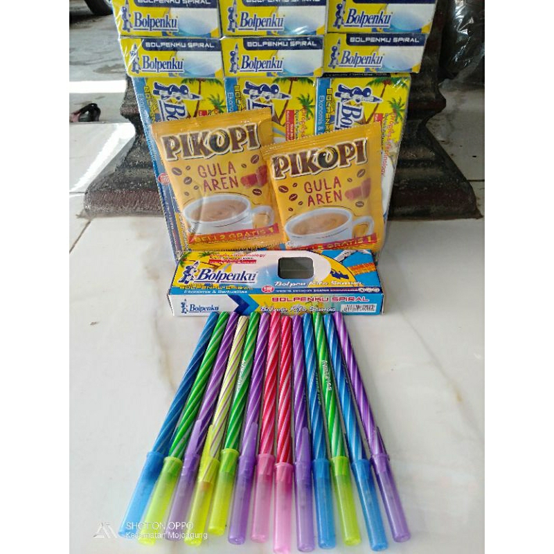 

BOLPENKU SPIRAL Ekonomis & Berkualitas Isi 12pcs MURAH