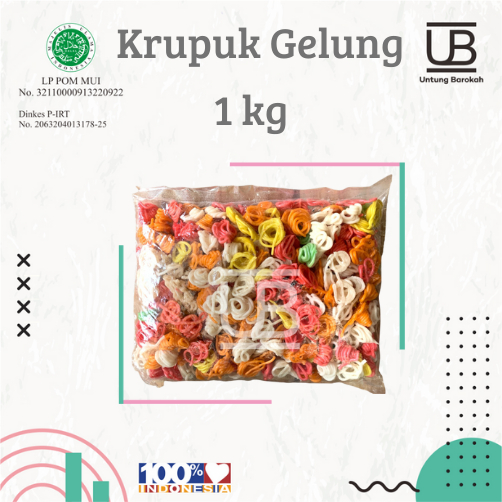 

Kerupuk GELUNG Warna. Kerupuk Seblak. Toping seblak 1 Kg