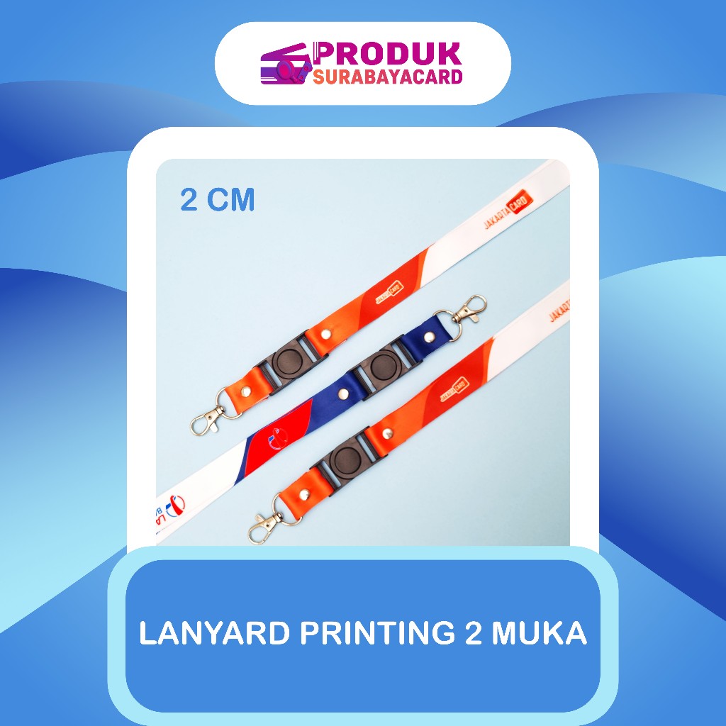 

TALI LANYARD CUSTOM FULL PRINTING SUBLIM 2CM KUALITAS PREMIUM
