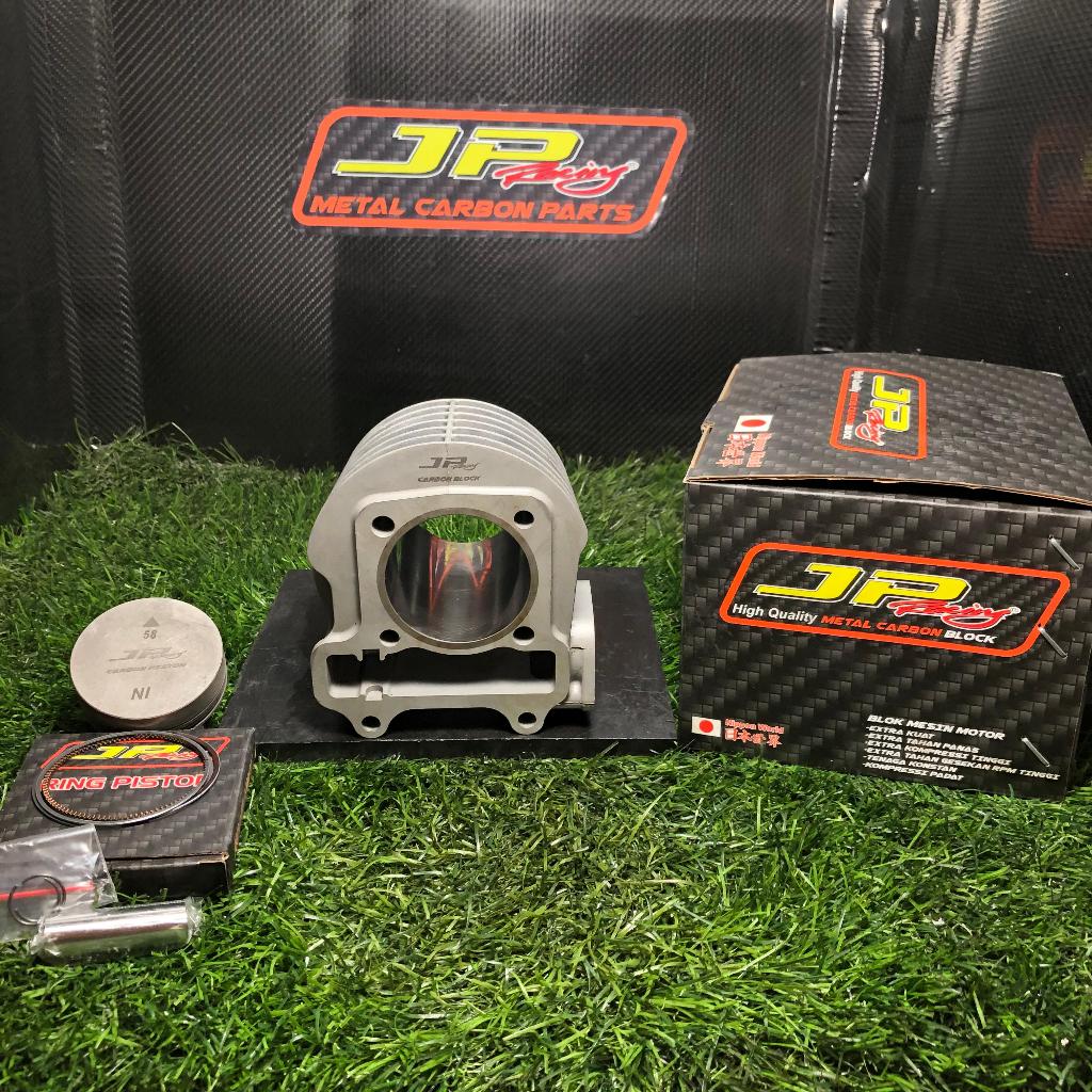 Blok Metal carbon XC Honda BEAT karbu KVY matic JP Racing 54 55 58 58,5 59mm