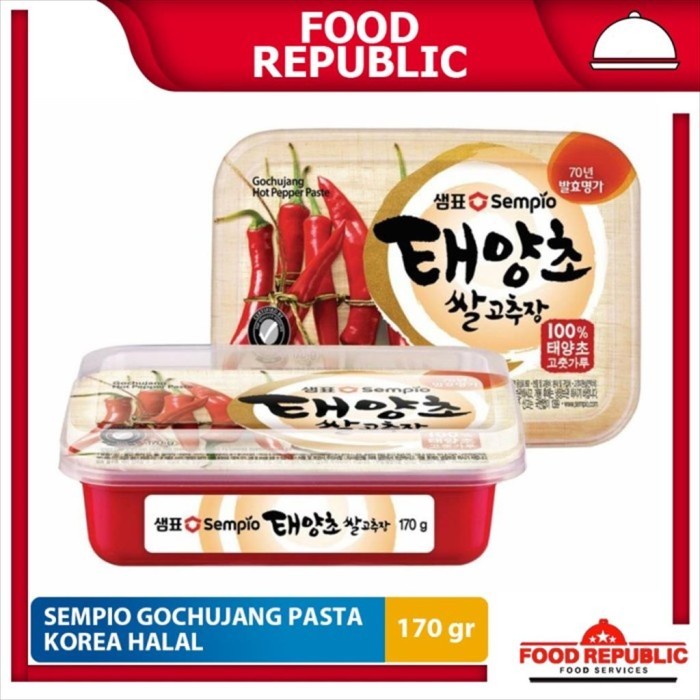 

Sempio Gochujang Halal 170 gr Sambal Gochujang Pasta Korea Saus Saos