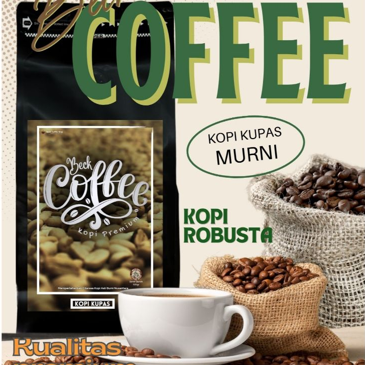 

Kopi robusta 1 kg biji premium murni asli gunung kawi coffe gayo