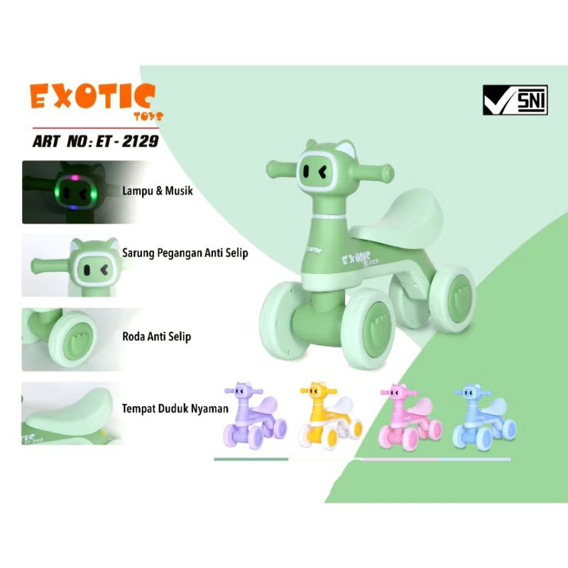 Push Bike model Terbaru Exotic ET 2129