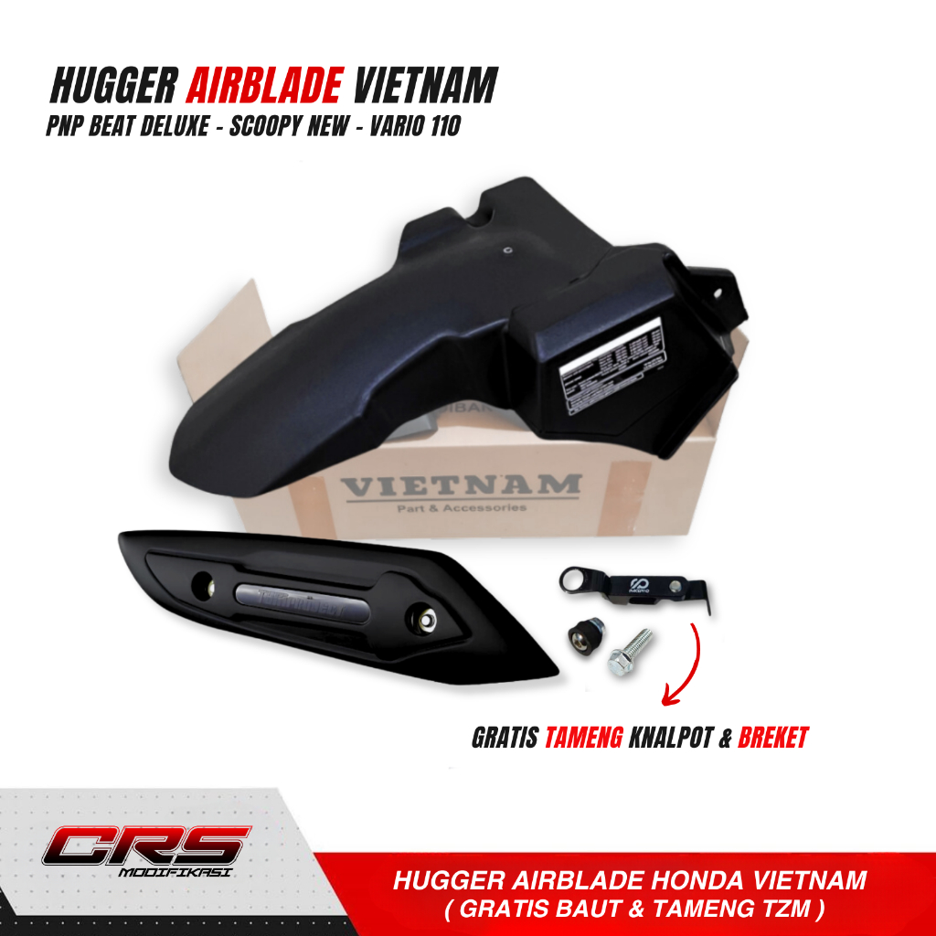 HUGGER AIRBLADE BEAT DELUXE SCOOPY VARIO 110 - Hager Spakbor kolong Beat hugger air blade Motorcycle