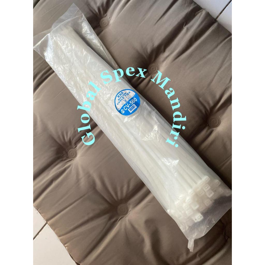 KSS NYLON CABLE TIES CV- 500/ 50CM X 7,6MM PUTIH