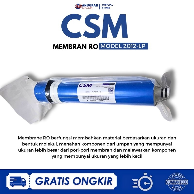 Membran Reverse Osmosis LP Low Pressure/ Membran CSM LP