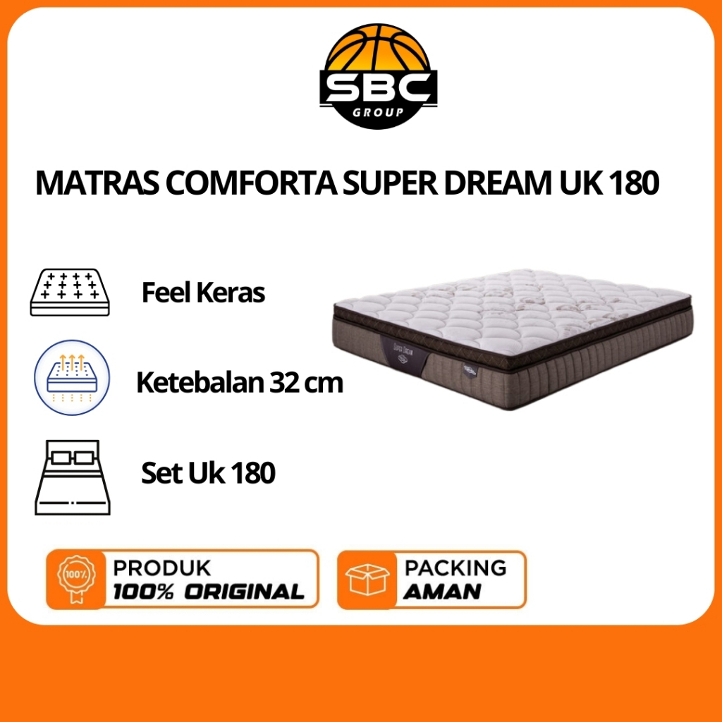 COMFORTA SUPER DREAM MATRAS UK 180/160/120