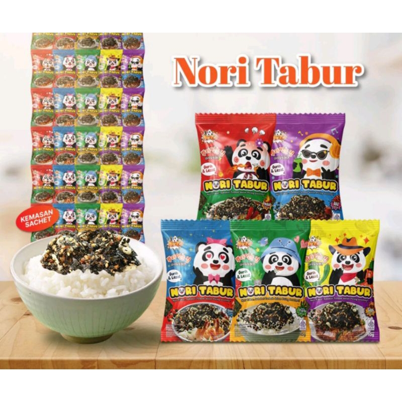 

Nori Tabur Nori day 5Gram 1 renceng isi 12 Pcs