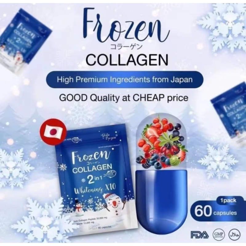 FROZEN COLLAGEN 2IN1 WHITENING X10
