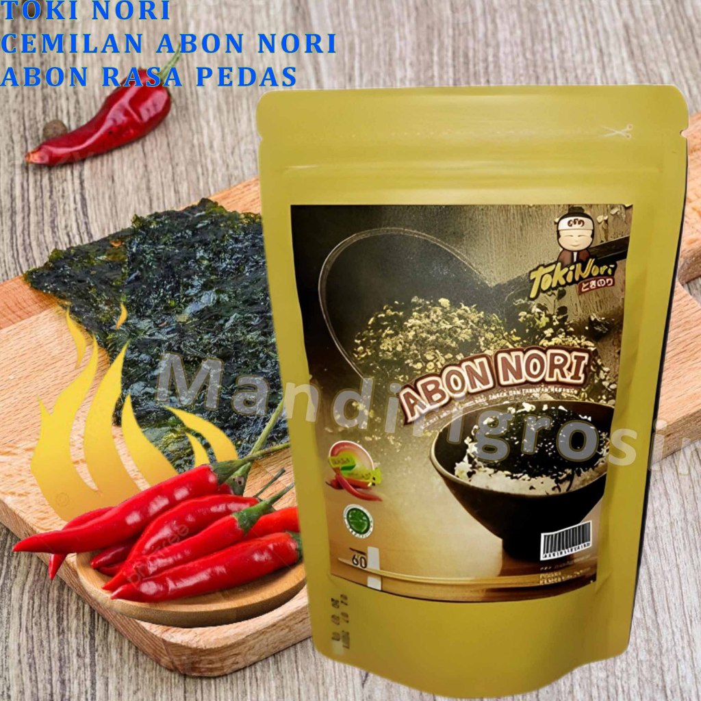 

Snack Tabur Abon Nori * Toki Nori * Snack Abon Rasa Pedas * 30gr