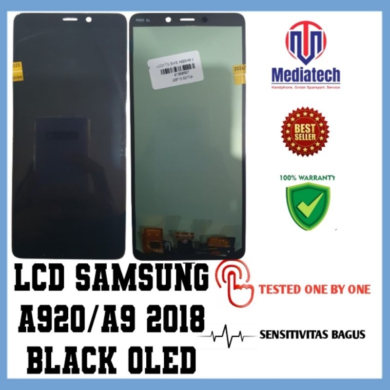 LCD SAMSUNG A920/A9 2018 BLACK OLED
