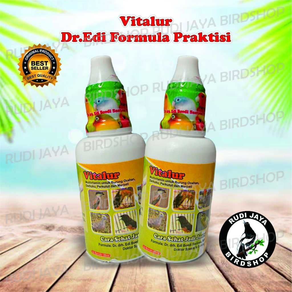 VITALUR BESAR DR EDHI ASLI ORI PAK PONCO VITAMIN TERNAK BREEDING BURUNG MURAI KACER KENARI PLECI