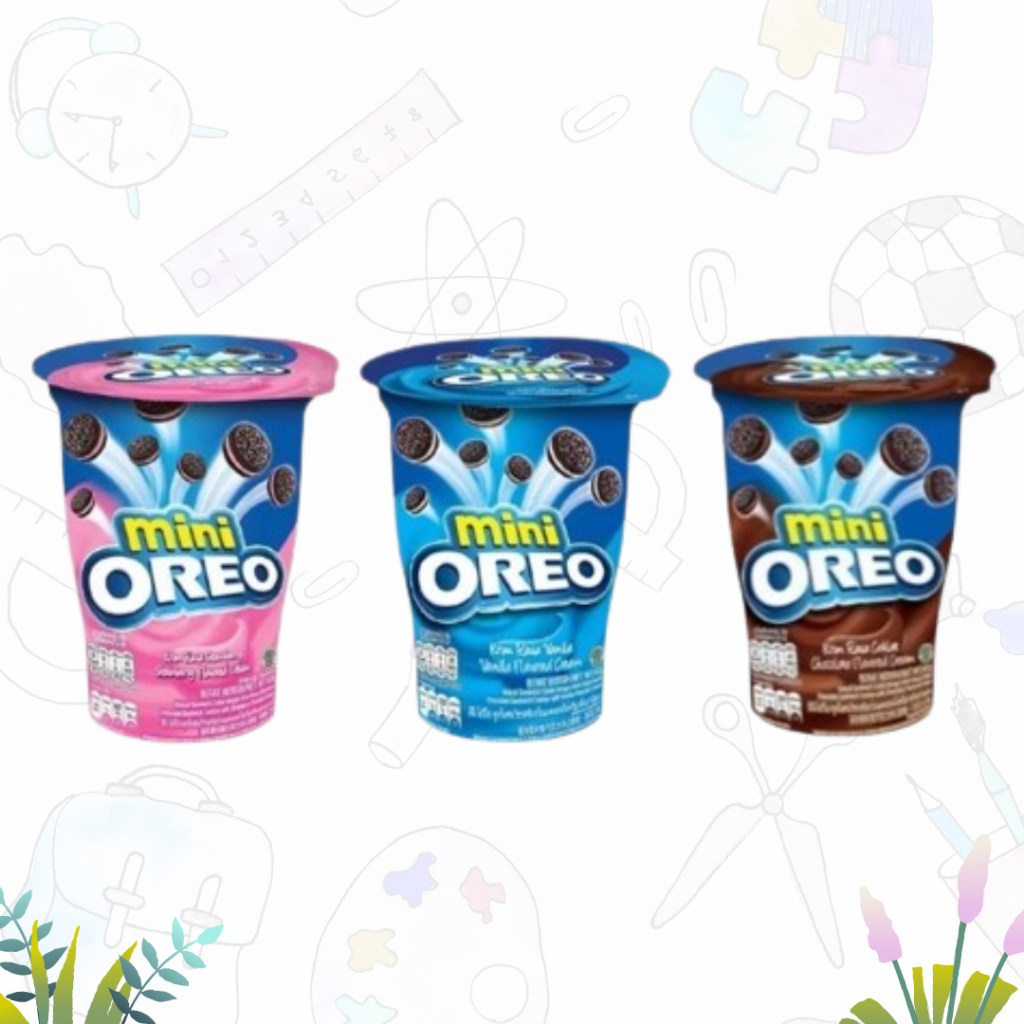 

Oreo Mini Biskuit ALL Varian Cup 61gr (pcs)