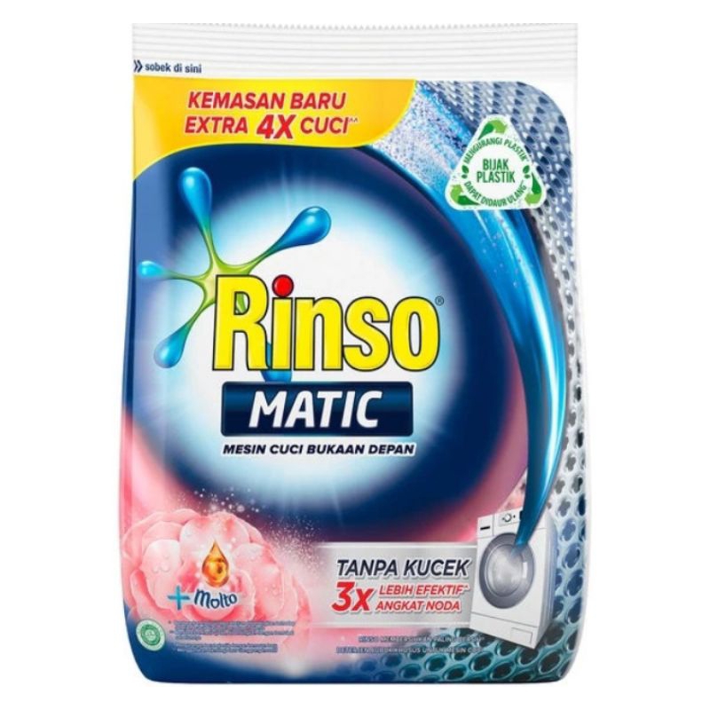 Ay00 Rinso matic deterjen Bubuk 1,8 kg Bukaan Depan