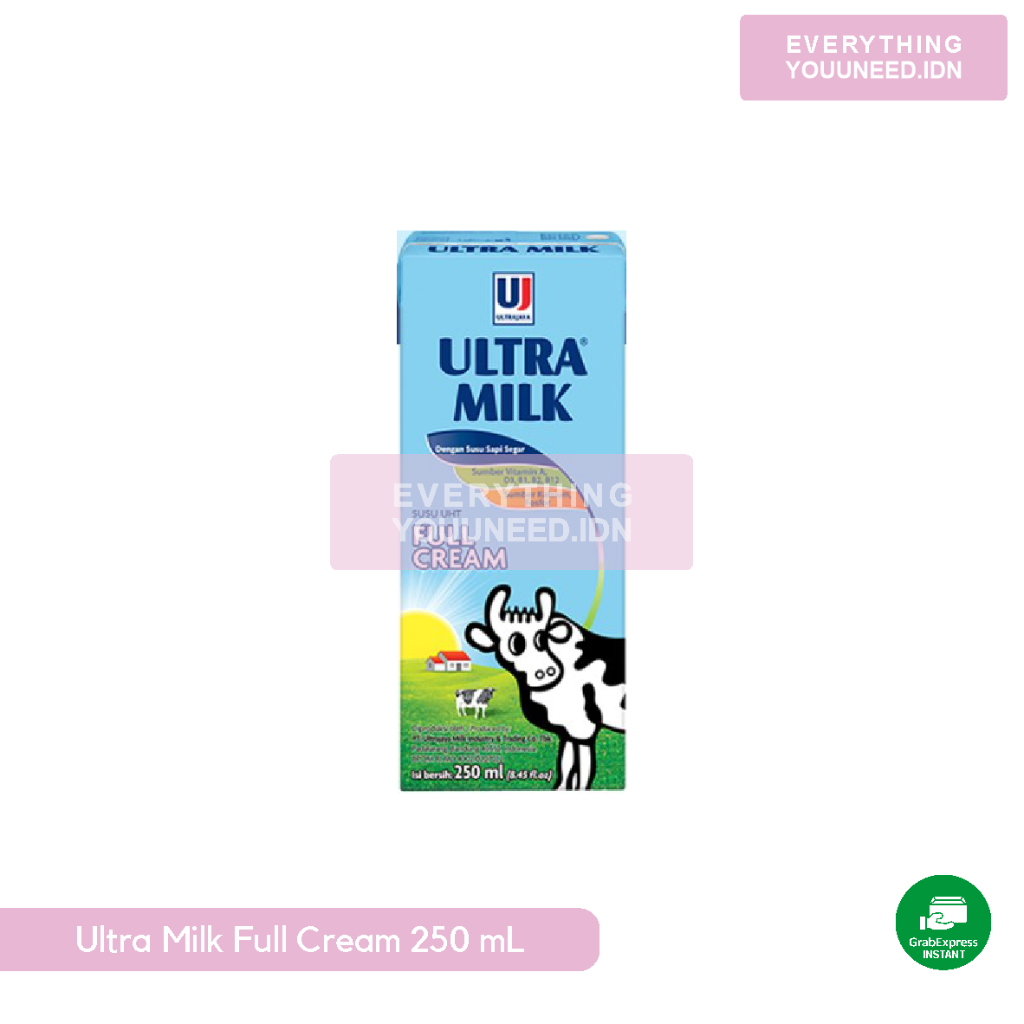

Susu UHT Ultra Milk Full Cream 250mL