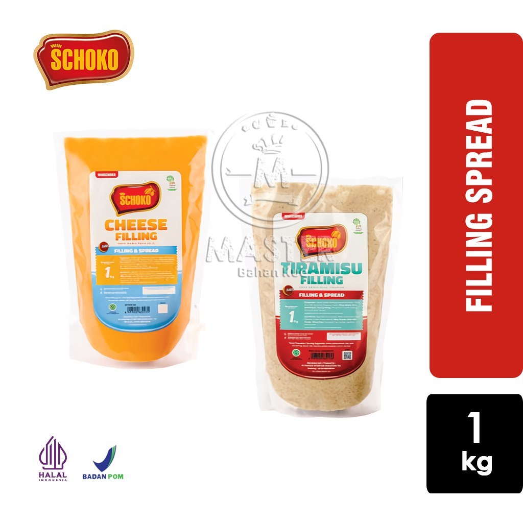 

Selai Filling Saus SCHOKO Spread Saus Manis Olesan Isian Roti [ASLI 1 Kg]