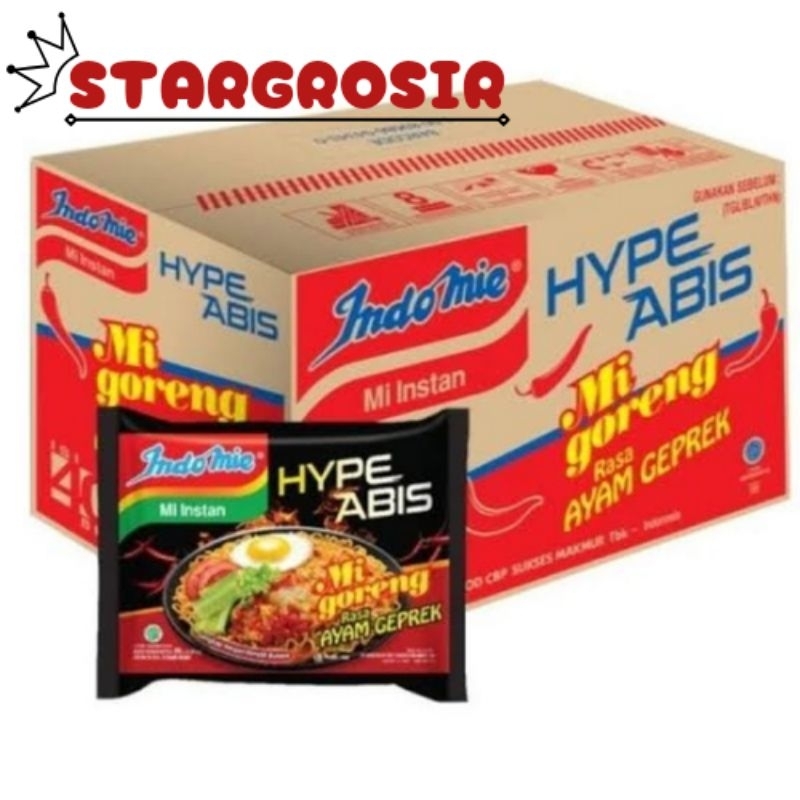 

Indomie Goreng Ayam Geprek Mi Instan 1 Dus isi 40