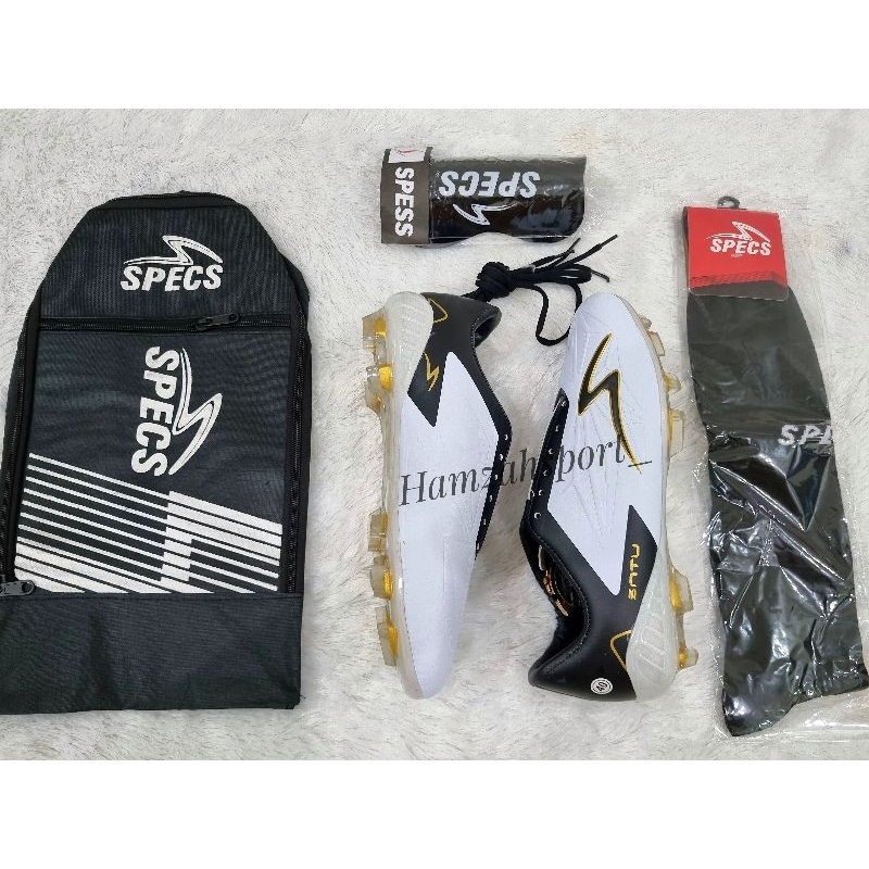 BESTPROMO promo murah paket sepatu bola dan mini soccer specs ultra sol bening grade ori