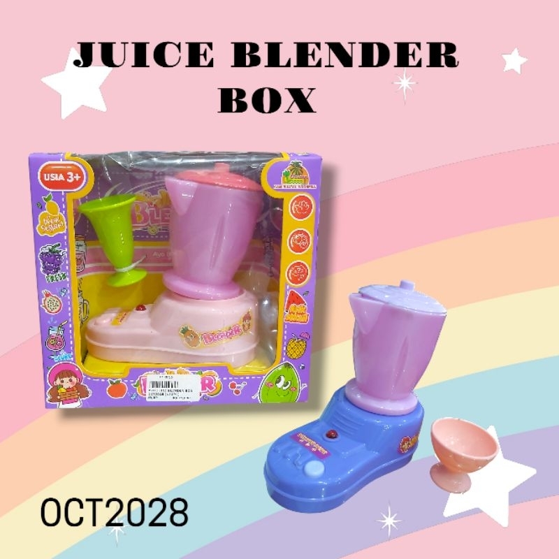 OCT2028/Mainan Juice Blender Bix/Mainan Blender Batrai/Mainan Blender jus anak