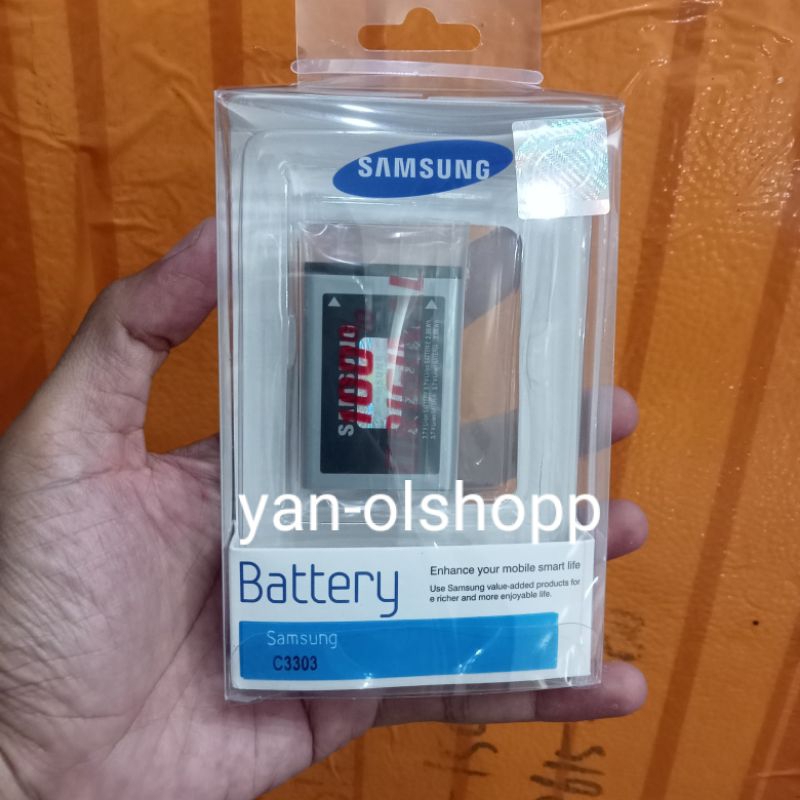 Baterai Batrei Batre Samsung champ C3303 AB463446BU ORI