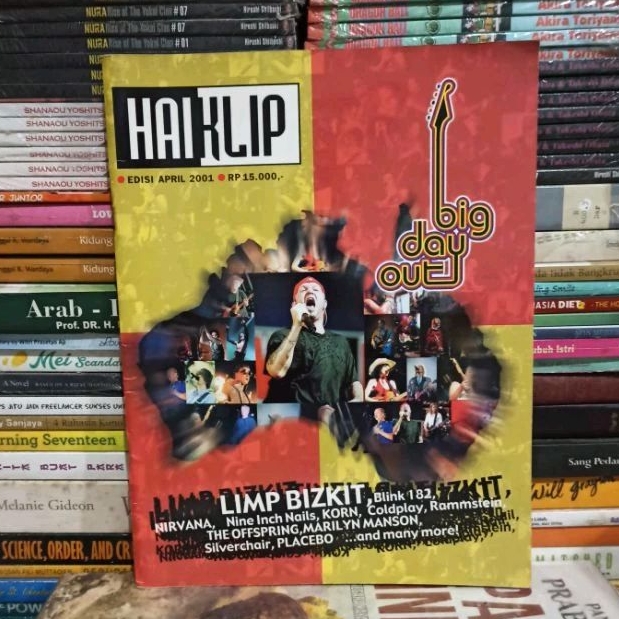 Majalah Original HAI KLIP EDISI APRIL 2001 Bekas tanpa bonus
