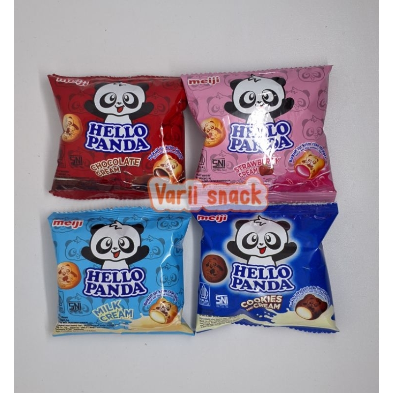 

Hello Panda Biskuit Meiji 1 Renceng Isi 10 pcs