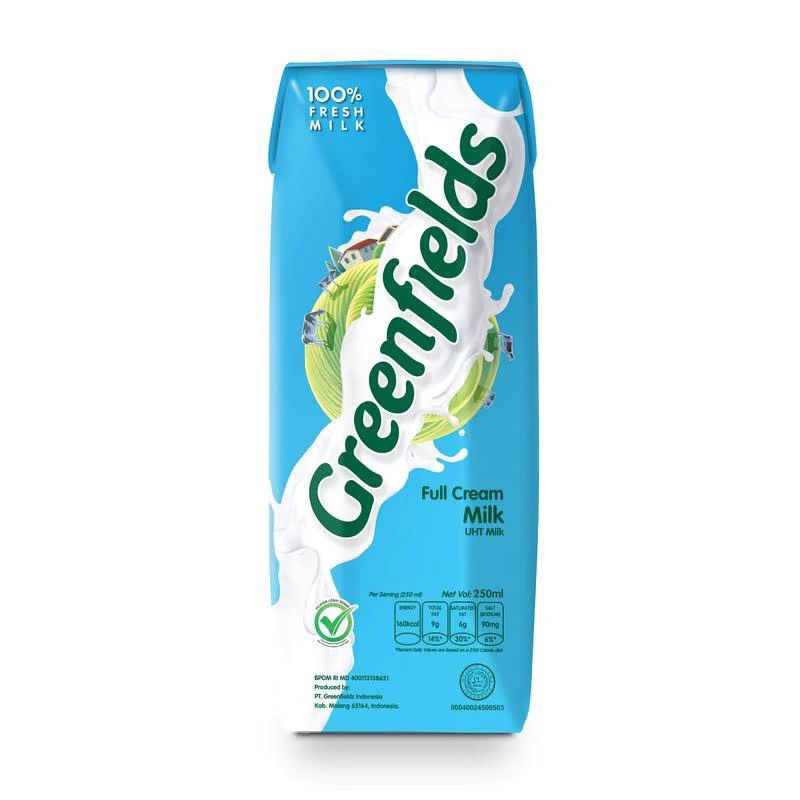 

Greenfields Susu UHT 250ml - Full Cream