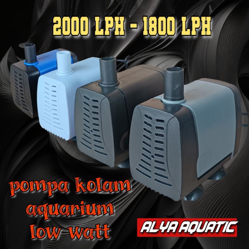 MESIN POMPA 2000 LPH KOLAM AQUARIUM waterpump pompa celup submersiblepump pompa hidroponik