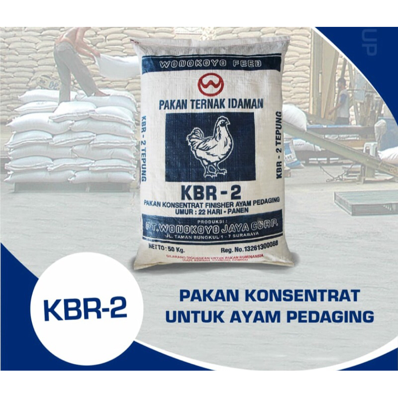 Konsentrat Ayam Pedaging KBR-2 Wonokoyo Pakan Konsentrat Ayam Pedaging