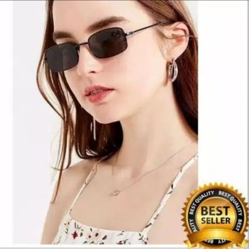 KACAMATA HITAM KOTAK KECIL KACAMATA FASHION CEWE COWO