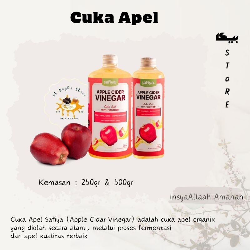 

Cuka Apel Safiya 250mL