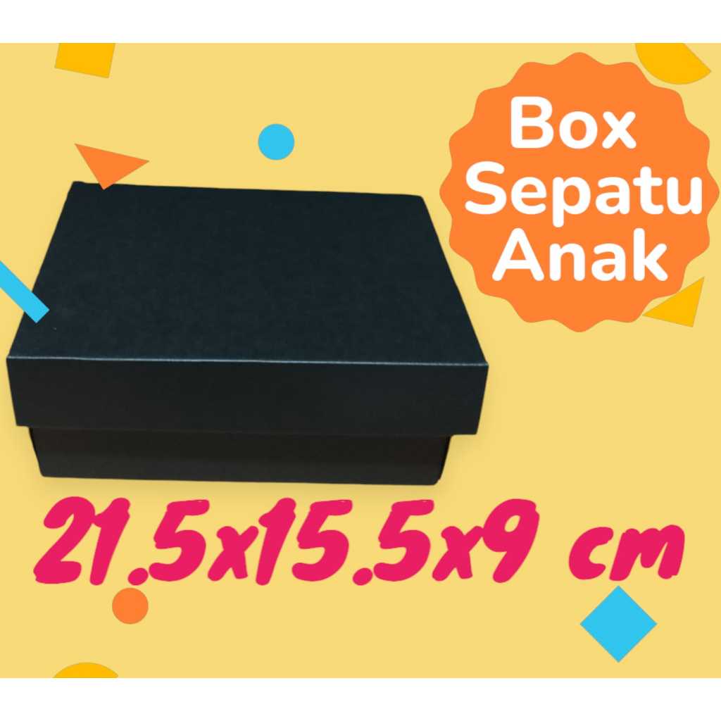 

BOX SEPATU ANAK SIZE 21.5 X 15.5 X 9 cm/BOX SEPATU ANAK KECIL/BOX SEPATU KADO/DUS SEPATU ANAK/DUS SEPATU ANAK KECIL/DUS SEPATU KADO/KARDUS SEPATU ANAK