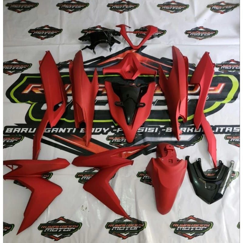 PAKET FULL BODY HALUS VARIO NEW 125 150 2018 2022 MERAH DOFF