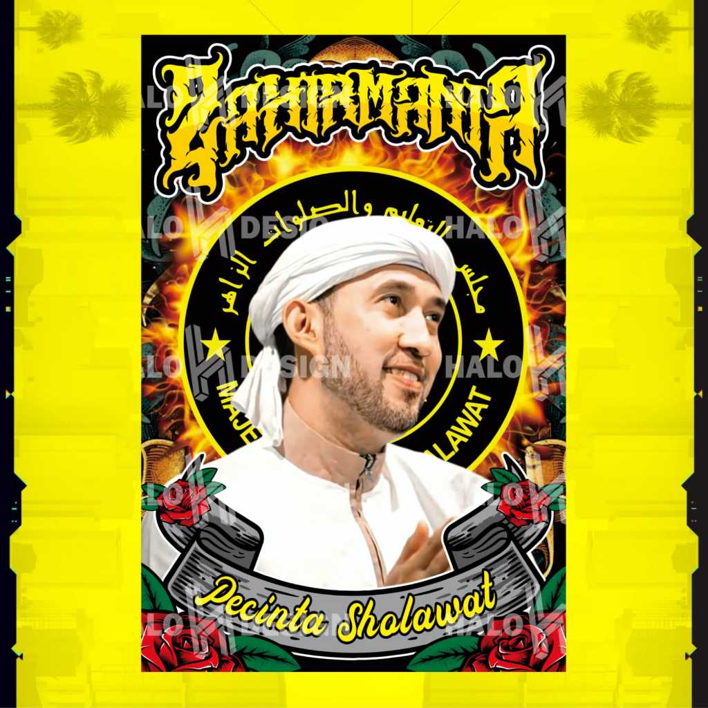 Bendera Majelis Az-Zahir FREE STICKER