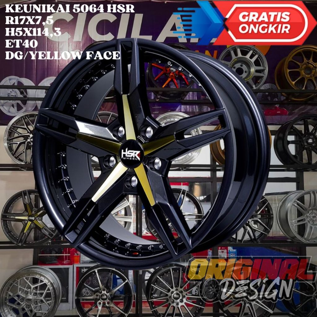 Velg Mobil RUSH , TERIOS , XPANDER , OUTLANDER , HSR KEUNIKAI RING 17 R17