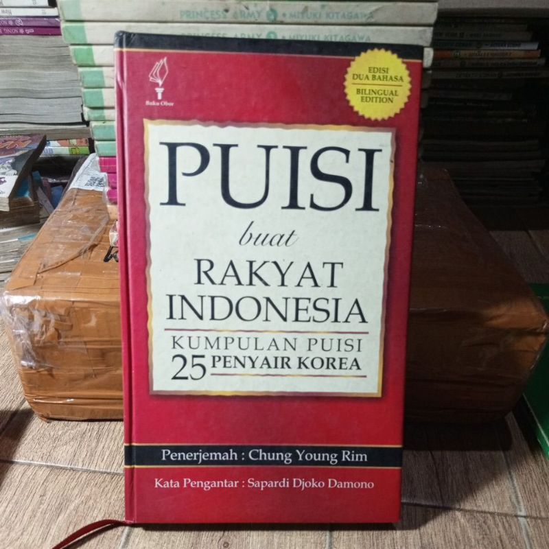 PUISI BUAT RAKYAT INDONESIA, KUMPULAN PUISI 25 PENYAIR KOREA, buku used, original