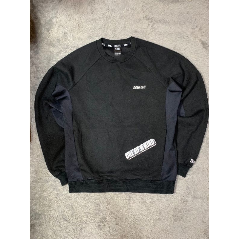 CREWNECK NEW ERA BLACK SECOND