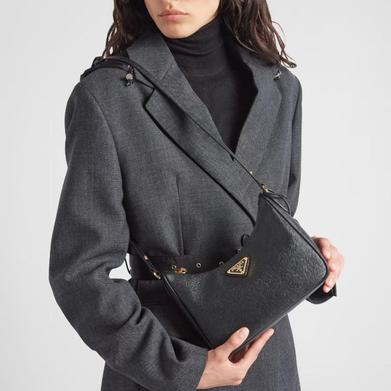 Original Prada Re-Edition Mini Shoulder Bag in Saffiano Leather