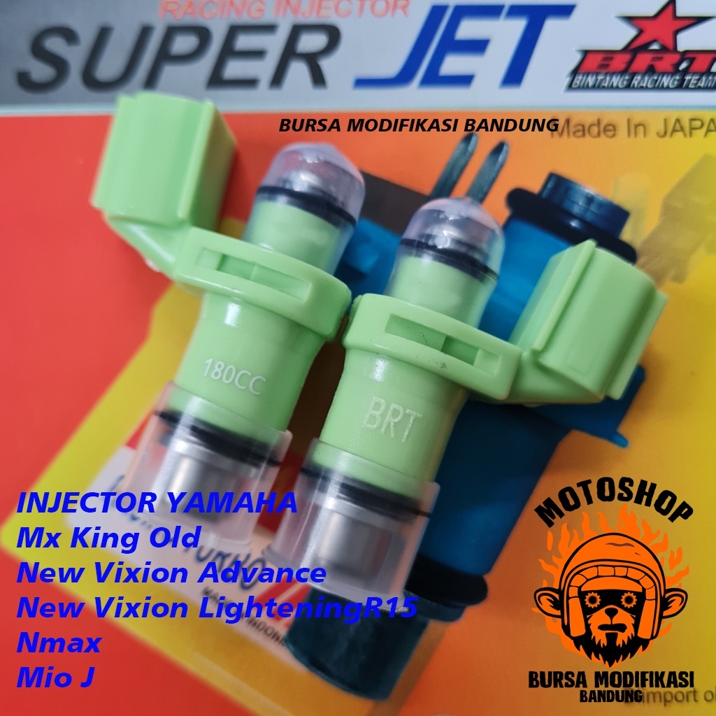 Injector BRT 10Hole 180CC 200CC Yamaha | Vixion | VVA | Aerox | Mio M3 | R15 | VVA | NMAX | WR155 | 