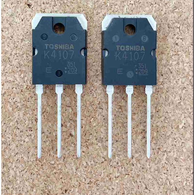 Transistor Mosfet K4107 - 15A 500V N-Channel Toshiba Original To-3P