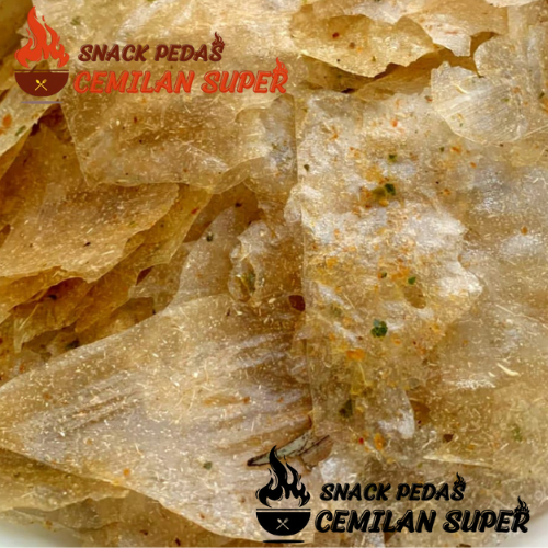 

CS KERIPIK KACA GURIH DAUN JERUK 100gr Keripik Kaca Rumput Laut Kripca Keripik Kaca Pedes Daun Jeruk