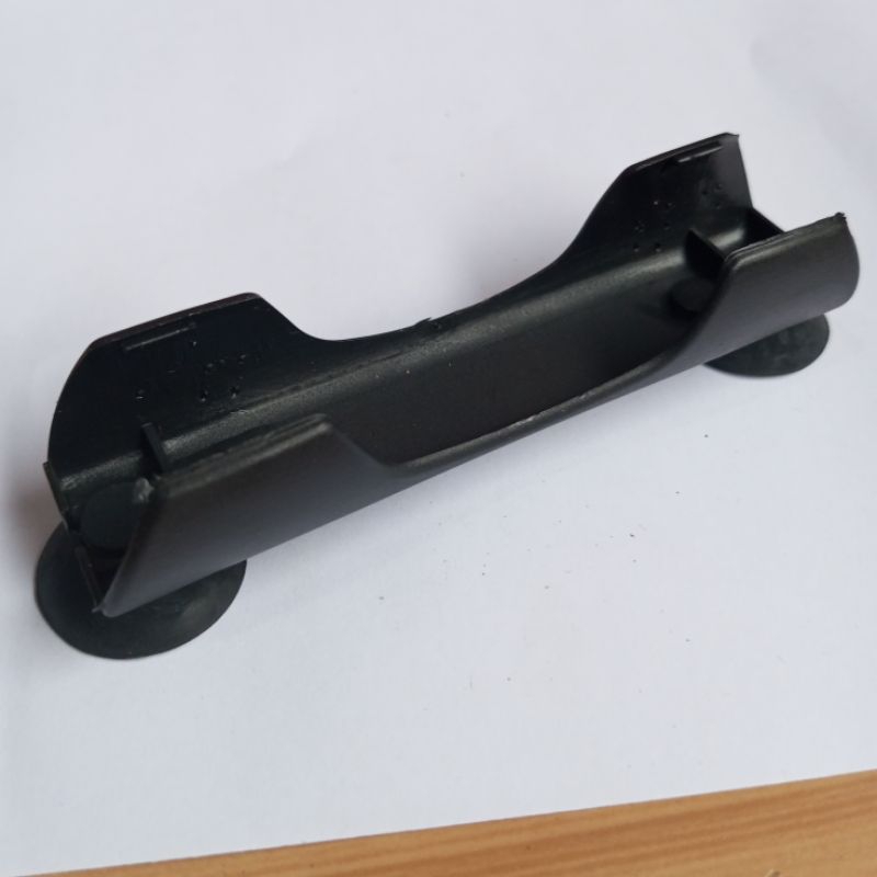 Bracket pvc Tempelan di kaca/keramik untuk tabung pipa diameter 23-25 mm atau 1 inchi