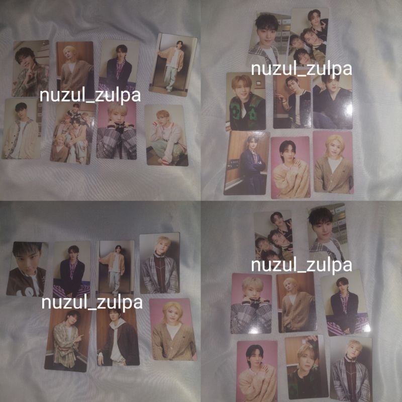 set tc Trading card caratland seventeen 2024 set wonwoo selca, mingyu selca, hiphop unit cimumu, hhu