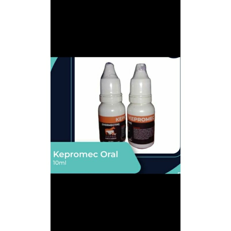 Kepromec Oral 10ml Obat kutu Demodex scabies Kucing Anjing Kelinci Musang