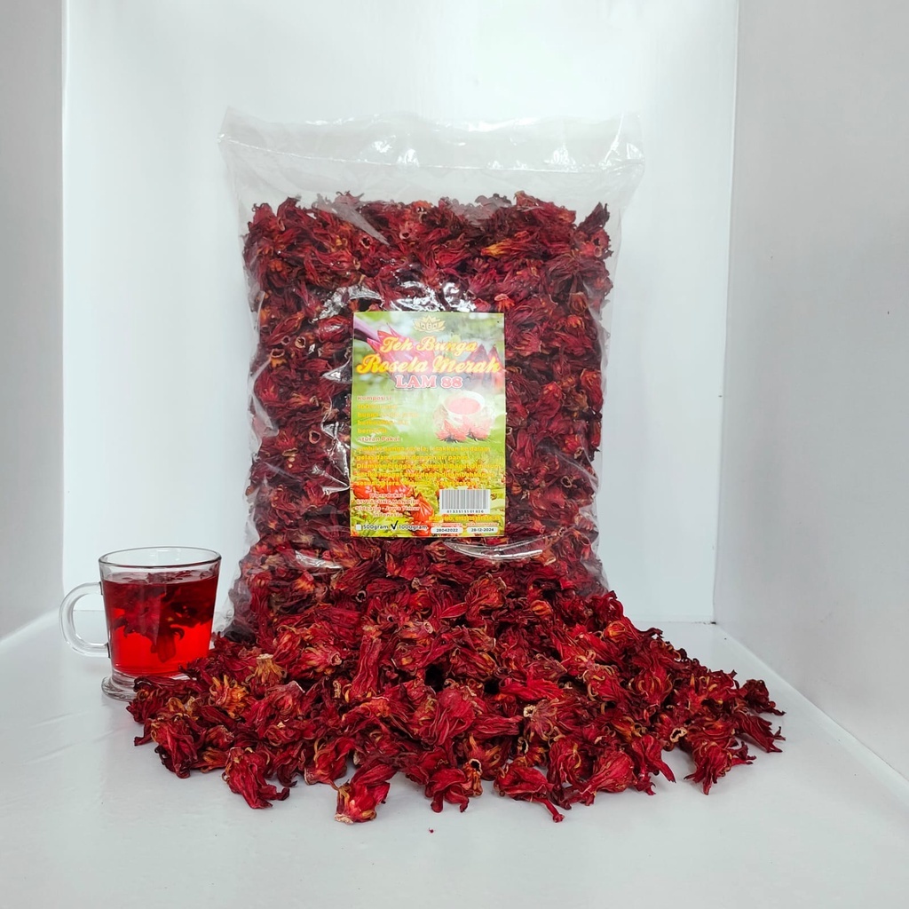 

Teh Bunga Rosella - Rosella Merah Kemasan 1Kg